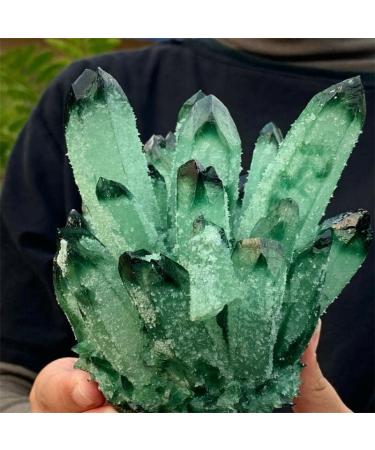 Crystals Stones Natural Green Transparent Crystal Cluster Stone ore Stone Decoration Home Goods (Size : 550-600g) - Buy Online on GoSupps.com