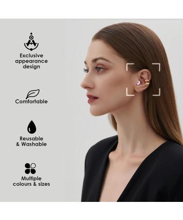 Buy 2 Pairs Noise Cancelling Ear Plugs for Sleeping Swimming & More | High-Fidelity Silicone Ear Tips Reusable Comfortable Fit in XS/S/M/L | 24dB-33dB Purple - Buy Online on GoSupps.com