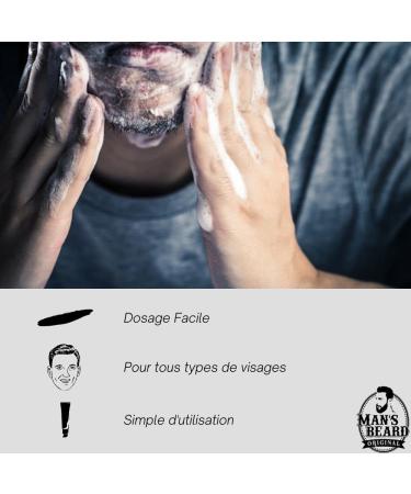 Mans Beard Peeling Scrub 100ml - Face & Body Exfoliator | French Skin Care for Clean Impurity-Free Skin - Buy Online on GoSupps.com