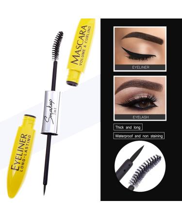 Eyelash Mascara Dual Heads Eyelash Mascara | Intense Length Mascara Cream Feathery Soft Full Lashes No Flaking No Smudging No Clumping Sritob - Buy Online on GoSupps.com