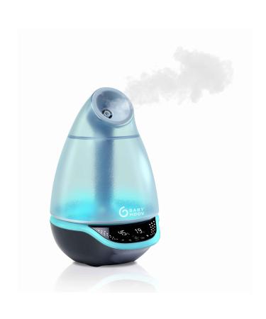 Babymoov Hygro Plus Cool Mist Humidifier 3-in-1 Humidity Control Multicolored Night Light & Essential Oil Diffuser Easy Use and Care (No Filter Needed)