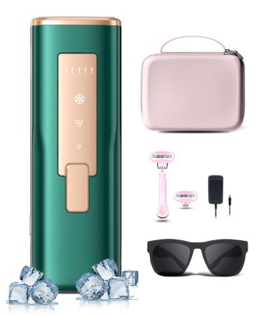 Laser Hair Removal for Women and Men Sapyro IPL Hair Removal Device with Ice-Cooling Technology for Nearly Painless & Long-Lasting Result Hair Removal for Facial Legs Arms Whole Body at Home Use