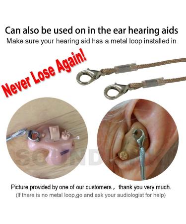 Portable Anti-Lost Hearing Aid Clip for Adults & Seniors - Grey - Buy Online on GoSupps.com
