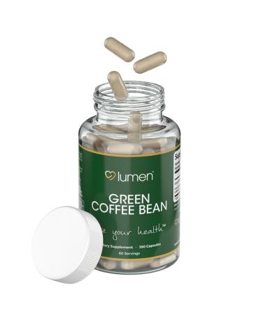 Lumen Naturals Green Coffee Blend for Women 2400mg Per Serving with Green Coffee Bean Extract 180 Veggie Capsules 60 Servings Non-GMO & Gluten-Free (180 Count (Pack of 1))