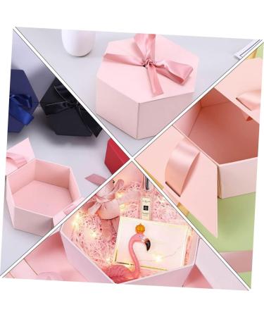 BCOATH Hexagon Candy Lipstick with Cover for Bridesmaid 1Pc Box Storage Case Pink 24X21CM - Buy Online on GoSupps.com