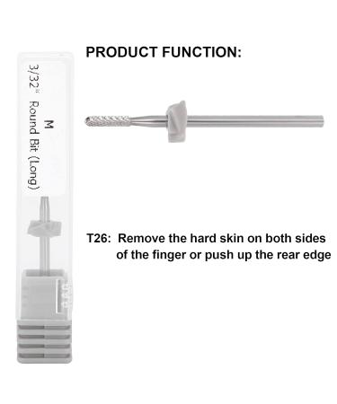 Nail Polishing Head T26 - Professional Lightweight Nail Drill for Peeling Dead Skin | International Shipping - Buy Online on GoSupps.com