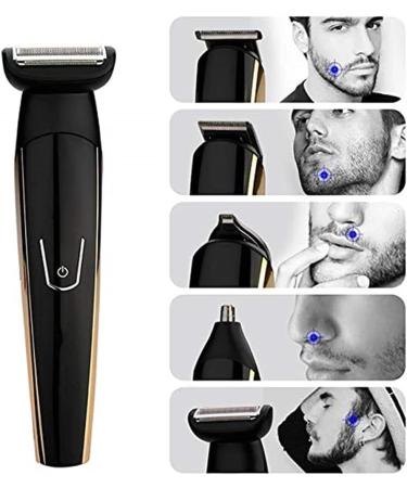 Pro Hair Clipper Cordless/Corded Hair Cutting Kit Trimmer Kit Professional Barber Kit Five in One for Men and Women Family - Buy Online on GoSupps.com