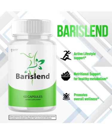 Barislend Capsules Official Barislend Pink Salt Pills with All Natural Ingredients Bari-Slend Advanced Formula Vitamin Pills for Health and Wellness Supplement for Men and Women (60 Capsules) - Buy Online on GoSupps.com