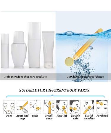 NATUDECO Electrical Facial Massage Device | Adjustable Jade Massager for Eye Fatigue & Dark Circles Relief - Buy Online on GoSupps.com