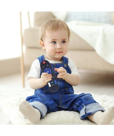 TV Remote Control Teething Toy - High Simulation Baby Teether for Sensory Development (Black) - Buy Online on GoSupps.com