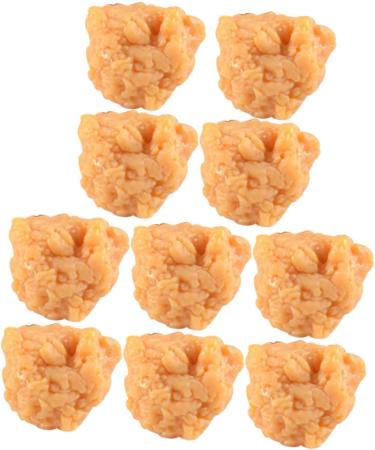 Abaodam 40 Pcs Simulation Popcorn Chicken Simulated Chicken Wings Baked Chicken Nuggets Realistic Roasted Chicken Store Supplies Faux Fried Chicken Toys Pvc Drumstick Child Chicken Popcorn - Buy Online on GoSupps.com