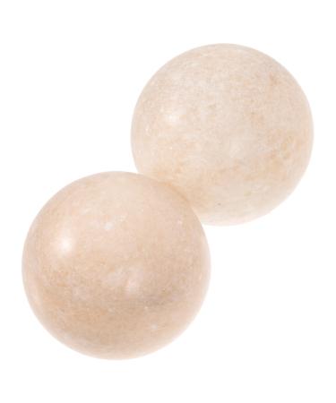 Partykindom 2st jade-fitness handball wellness gifts healthy gifts crystal handballs jade massage balls jade handball smooth small balls outside geometry training ball massage globe