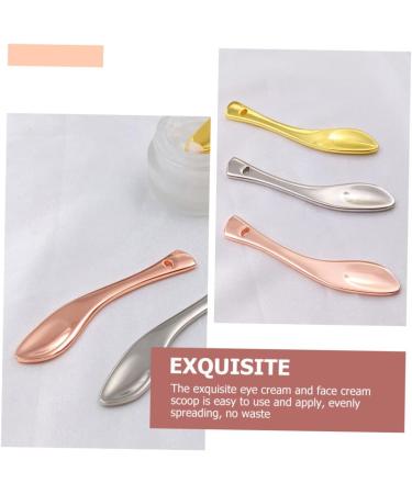 Beavorty 2 Sets Facial Spoons Eye Makeup Applicator Cosmetics Supplies Smooth Facial Spoons 4Pcs*2 - Buy Online on GoSupps.com