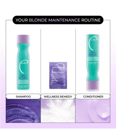 Malibu C Blondes Collection - Blonde Shampoo & Conditioner Set | Sulfate-Free Hair Care for Vibrant Color & Moisture - Buy Online on GoSupps.com