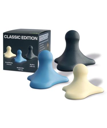Triggerdinger by K-Active Classic Edition |Triggerpunkt presser set |Massage device set for self -treatment |Simply solve tension