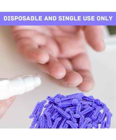 Lancets for Blood Test 30 Gauge Blood Sugar Lancets 100 Count Disposable Twist Top Lancets Sterile Diabetic Lancets for Glucose - Buy Online on GoSupps.com
