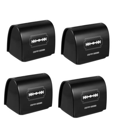 Mikinona 4 pieces of storage box Sharps Container Feder Feder Bank Salon Box Organizer Bank Recycling Handbook Repository processor storage box man donor iron