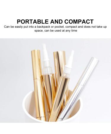 Lurrose Lip Gloss Twist Pens - Empty Nail Oil Brush Containers for Women & Girls (2 Pcs) - Perfect Cosmetic Solution - Buy Online on GoSupps.com