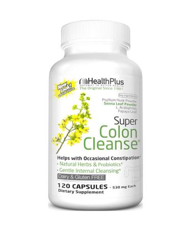 Health Plus Super Colon Cleanse 120 Capsules 60 servings
