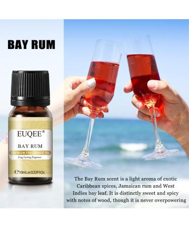 EUQEE Holiday Island Fragrance Oils Gift Set - Essential Oils for Diffusers - Aromatherapy Oil Blend of Pineapple Coconut, Sea Breeze, Bubble Gum, Bay Rum, Marshmallow - 6 Pack 10 ml - Buy Online on GoSupps.com