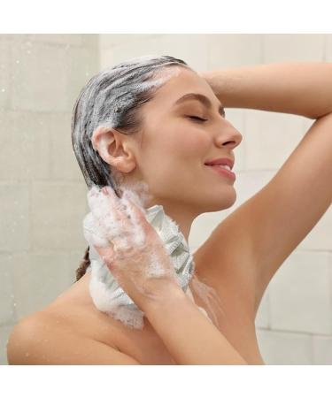 Body Wash Sponge | Women's Shower Bath Scrubber Sponge Shower Scrubber Shower Accessories Body Scrubber for Home Dorm School Apartment - Buy Online on GoSupps.com