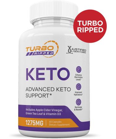 (2 Pack) Turbo Ripped Keto ACV Pills 1275MG Keto Support Blend Capsule Alternative to Keto ACV Gummies Formulated with Apple Cider Vinegar Extra Virgin Olive Oil Powder Green Tea Leaf 120 Capsules - Buy Online on GoSupps.com