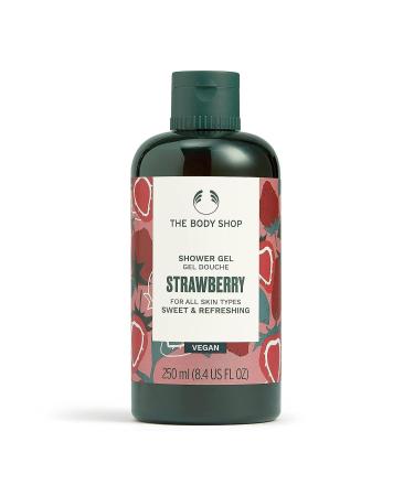 Th.e Body Shop Strawberry Shower Gel 250 ML - All Skin Types | Cleanse & Refresh | Vegan the body shoppp