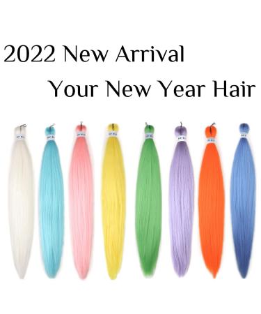 Baby Blue Pre Stretched Kanekalon Braiding Hair 26 Inch - Pack of 3 | Shop Now - Buy Online on GoSupps.com