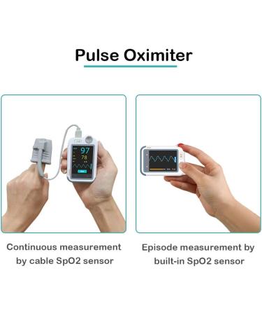Buy Wellue Checkme Lite Plus Heart Monitor - Portable EKG & Pulse Oximeter for Infants | Fast 20s Monitoring Bluetooth iOS & Android App - Buy Online on GoSupps.com
