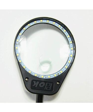 Lightweight Magnifying Glass Double Lens 3 Times 10 Times Desktop Magnifying Glass with Led Light for The Elderly to Read Watch Repair Tools Lofty Ambition - Buy Online on GoSupps.com