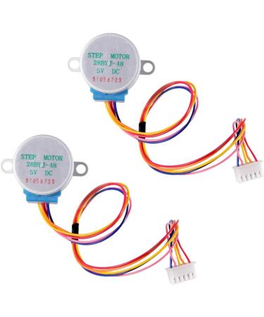 Aoicrie 28BYJ-48 Stepper Motor + ULN2003 Driver Test Module Board Set (2 Sets) - Buy Online on GoSupps.com