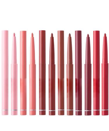 Zankie 6 Packs Lip Liner Sets 24 Hour Water Resistant Makeup Revolution Lip Pencil Lip Contour Pen Set Long Lasting Lip Liner for Women - Buy Online on GoSupps.com