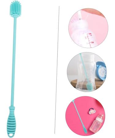 Gleavi Silicone Bottle Brush for Effective Cleaning | 1 Pack Blue - Ideal for Infant Glasses & Water Bottles - Buy Online on GoSupps.com