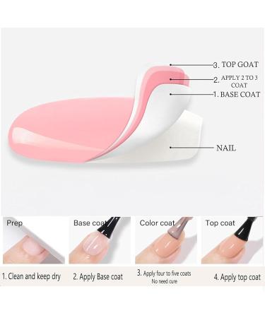 Nude Pink Nail Polish Pink Sparkles & Watermelon Red Jelly Gel Polish 2-in-1 Set Fast Drying and Long Lasting Pink Glitter Nail Varnish High Glossy Red Jelly Nail Polish Gift Set - Buy Online on GoSupps.com