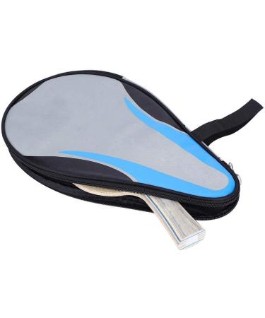 Alomejor Blue Ping Pong Paddle Case | Waterproof Oxford Table Tennis Bat Bag for Full Protection - Buy Online on GoSupps.com
