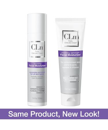 CLn Facial Moisturizer | Soothes Skin Reduces Redness & Hydrates | 3.4 oz - Dermatologist Tested for All Skin Types - Buy Online on GoSupps.com