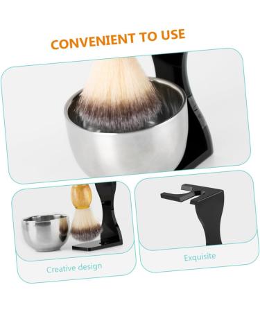 Angoily Men's Razor Set: Shaving Stand Bowl and Soap Holder - Essential Grooming Kit for Dads - Buy Online on GoSupps.com