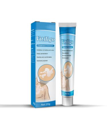 Saluaqui Vitiligo Cream Vitiligo Repair Cream Herbal Extract White Spots Vitiligo Treatment Ointment for Skin Pigmentation 0.7oz