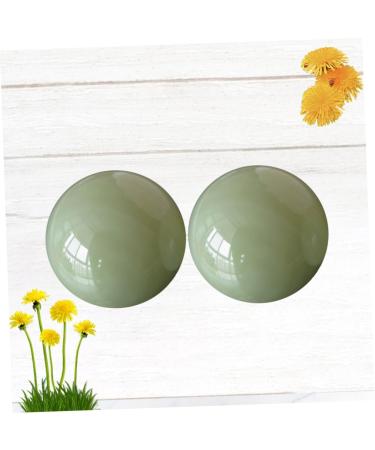 Buy HomsfoU Wrist Massager & Hand Exercise Balls - Green & White Jade Meditation Set for Strength & Bicycle Tire Repair | International Shipping Available - Buy Online on GoSupps.com