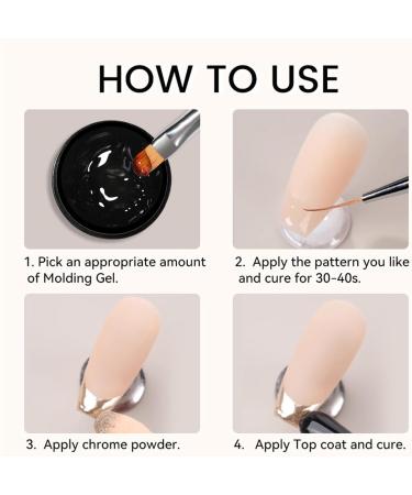 Solid Nail Gel LED/UV Nail Carving Gel Non-Sticky Builder Glue Manicure Accessories for Home School Business Trip - 7ml - Buy Online on GoSupps.com