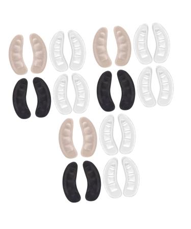 Mobestech 12 Pairs Anti-wear Stickers for High Heels Ball of Foot Cushions for Women High Heel Foot Pads for Shoes Sling Shoe Grip Foot Cushions for High Heels Miss Non-Slip Comfort Pad