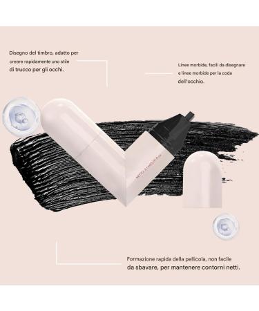  Yhsioaklo TIMP TEMPAGE ECCIO | Waterproof stencil for quick-drying daily use | End Eye Makeup Aled with 2 tips for beginners and professionals - Buy Online on GoSupps.com