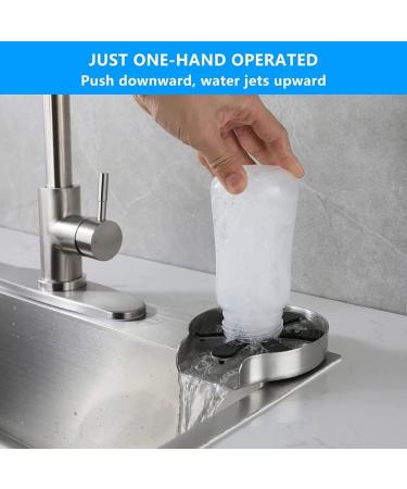ciyeu Bottle Cleaner Automatically Clean The Presses The Cup Cleaner for Kitchen Sink Faucet Bottle Cleaner for Quick Cleaning at Bar Home Cafe - Buy Online on GoSupps.com