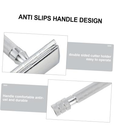 Rustproof Double Razor - 3-Pack Aluminum Alloy Traditional Beard Razors | Ideal for Smooth Shaving - Buy Online on GoSupps.com