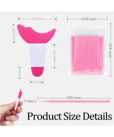 2 Pcs Red Eyeliner Stencils - Thin, Reusable Silicone for Precise Eyeliner Application and Mascara Guard - U-Red - Buy Online on GoSupps.com