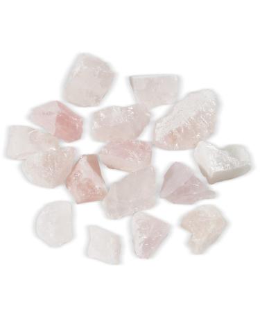 Soulnioi Natural Crystal Powder Crystal Original Stone Aromatherapy Stone Powder Crystal Diffuser Stone Decoration Crystal Crushed Stone (Pink Crystal 230g) Rose Quartz