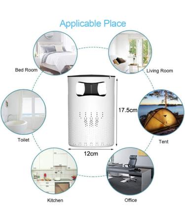 Electric Mosquito Killer Lamp Mosquito Trap Bug Zapper Flying Insect Trap for Indoor Mosquito Repellent Lamp Insect Fly Trap UV LED Light with USB Power for Indoor Home White - Buy Online on GoSupps.com