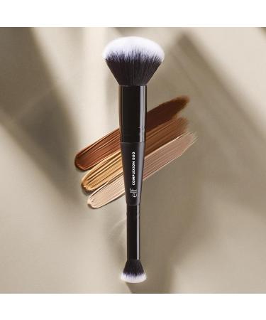 E.L.F. Complexion Duo Brush - Versatile Makeup Brush for Flawless Finish - Buy Online on GoSupps.com