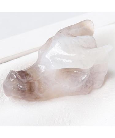 Crystals and Stones Dragon Head Skull Statue Natural Amethyst Reiki Crystal Animal Figurine Carved Collectible Crafts Home Decor Gift (Color : Orange Size : 1.37inch) 1.37inch Orange - Buy Online on GoSupps.com