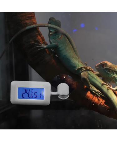Frcolor Reptile Hygrometer & Digital Temperature Display for Reptile Tanks | Essential Accessories for Bar Tagame and Terrarium Care - Buy Online on GoSupps.com